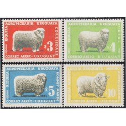 Uruguay A- 308/11 1967 Riqueza de ovinos nacional MNH