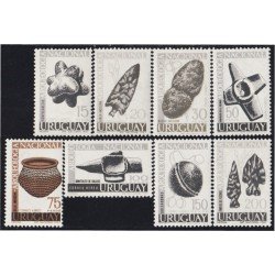 Uruguay A- 324/31 1967 Arqueología Nacional MNH