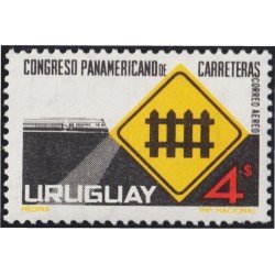 Uruguay A -332 1968 Congreso Panamericano de carreteras en Montevideo MNH Uruguay A -332 1968 Congreso Panamericano de carreteras en Montevideo MNH