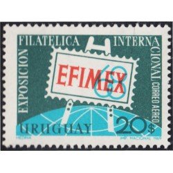 Uruguay A- 349 1969 EFIMEX Exp. Filatélico Internacional en México MNH