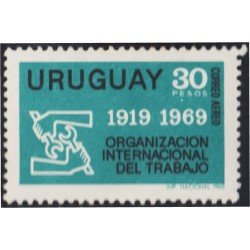 Uruguay A- 352 1969 Organización Internacional del Trabajo MNH