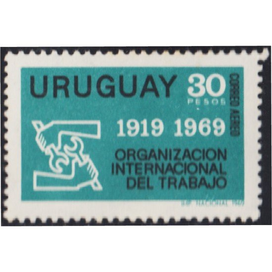 Uruguay A- 352 1969 Organización Internacional del Trabajo MNH