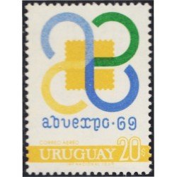 Uruguay A- 353 1969 Exp. Filatélica Abuexpo 69 Argentina, Brasil y Uruguay MNH