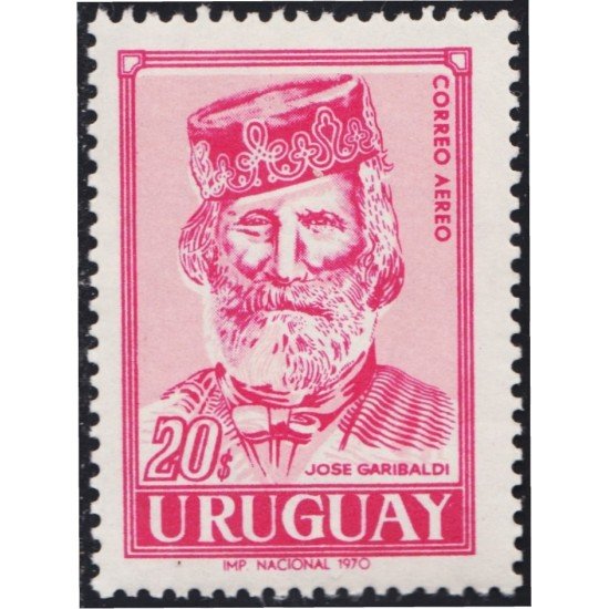 Uruguay A- 359 1970 Giuseppe Garibaldi MNH Uruguay A- 359 1970 Giuseppe Garibaldi MNH