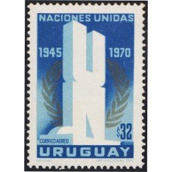 Uruguay A- 366 1970 25º Aniversario de la ONU MNH