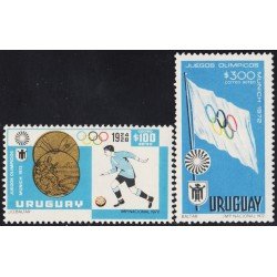 Uruguay A- 384/85 1972 Juegos Olímpicos de Munich MNH