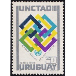 Uruguay A- 387 1972 Tercera Conferencia de las Naciones Unidas sobre Comercio y Desarrollo MNH