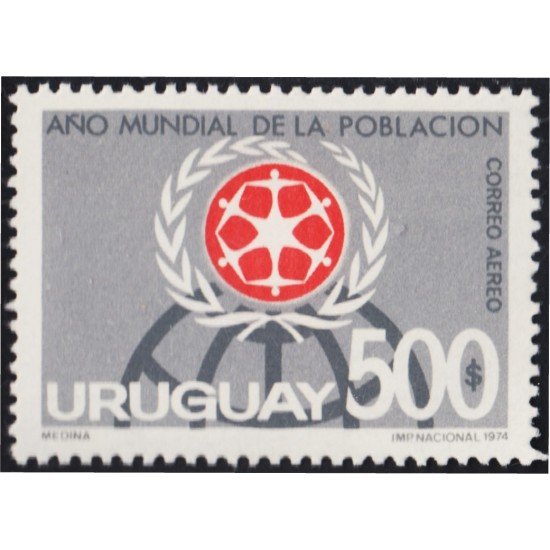 Uruguay A- 391 1974 Año Mundial de la población MNH