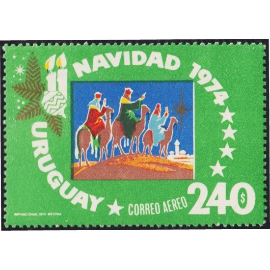Uruguay A- 393 1974 Navidad Chritsmas MNH Uruguay A- 393 1974 Navidad Chritsmas MNH