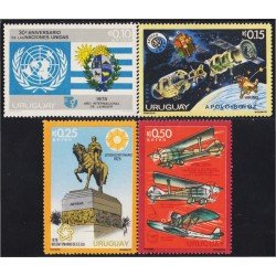 Uruguay A- 398/401 1975 Eventos del Año MNH Uruguay A- 398/401 1975 Eventos del Año MNH