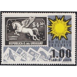 Uruguay A- 402 1975 Día del sello Uruguayo Pegaso MNH Uruguay A- 402 1975 Día del sello Uruguayo Pegaso MNH