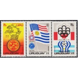Uruguay A- 403/05 1975 Eventos del Año MNH Uruguay A- 403/05 1975 Eventos del Año MNH