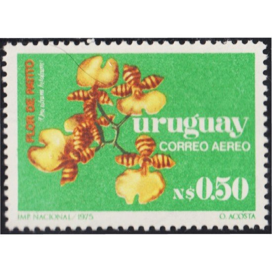 Uruguay A- 406 1975 Flores Orquídeas Flowers MNH Uruguay A- 406 1975 Flores Orquídeas Flowers MNH