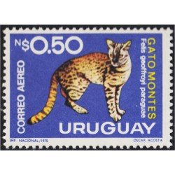 Uruguay A- 407 1975 Gato montés MNH Uruguay A- 407 1975 Gato montés MNH