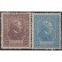 Argentina 256/57 1921 Centenario del nacimiento del General Bartolomé Mitre MH
