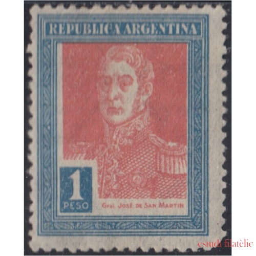 Argentina 288 1923 General José de San Martín MH