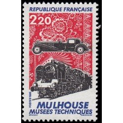 France Francia 2450 1986 Museo técnico de Mulhouse MNH France Francia 2450 1986 Museo técnico de Mulhouse MNH