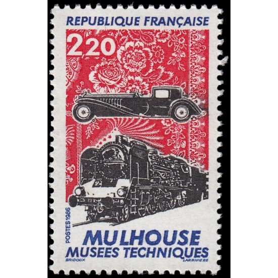 France Francia 2450 1986 Museo técnico de Mulhouse MNH