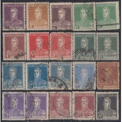 Argentina 296/08 1923/32 General José de San Martín Usados Argentina 296/08 1923/32 General José de San Martín Usados