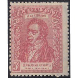 Argentina 309 1926 Presidente Bernardino Rivadavia MNH