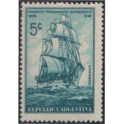 Argentina 399 1939 Fragata Presidente Sarmiento Barco Boat MNH