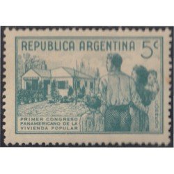 Argentina 408 1939 1º Congreso Panamericano de la vivienda Popular MH