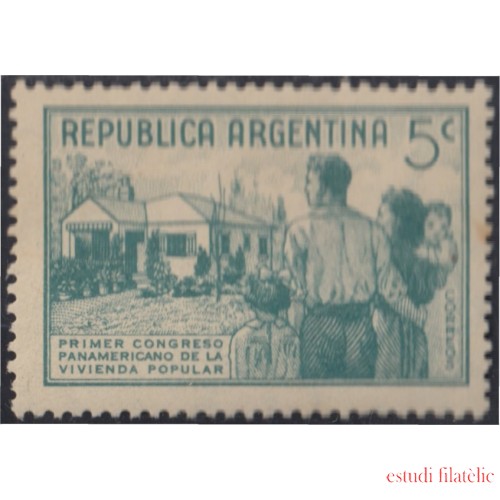 Argentina 408 1939 1º Congreso Panamericano de la vivienda Popular MH