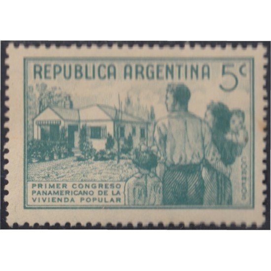 Argentina 408 1939 1º Congreso Panamericano de la vivienda Popular MH Argentina 408 1939 1º Congreso Panamericano de la vivienda Popular MH