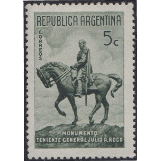 Argentina 415 1941 Monumento al Presidente Julio A. Roca MH Argentina 415 1941 Monumento al Presidente Julio A. Roca MH
