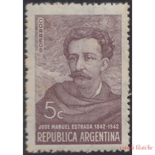 Argentina 420 1942 Centenario del nacimiento de José Manuel Estrada MNH