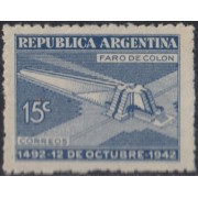 Argentina 421a 1942 Faro de Colón 450º Aniv. del descubrimiento de América MNH