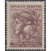 Argentina 429 1943 1ra Conferencia Nacional de ahorro postal MNH
