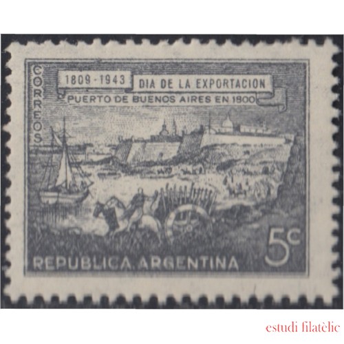 Argentina 430 1943 Puerto de Buenos Aires Día de la exportación MNH
