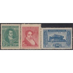 Argentina 459/61 1945 Bernardino Ravadia MH Argentina 459/61 1945 Bernardino Ravadia MH