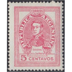 Argentina 462b Filigrana E1945 General José de San Martín MH Argentina 462b Filigrana E1945 General José de San Martín MH