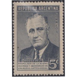 Argentina 465 1946 Aniversario de la muerte del Presidente Roosevelt MNH Argentina 465 1946 Aniversario de la muerte del Presidente Roosevelt MNH