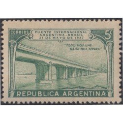 Argentina 484 1947 Inauguración del Puente Internacional Argentina-Brasil MNH Argentina 484 1947 Inauguración del Puente Internacional Argentina-Brasil MNH