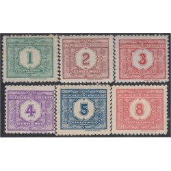 Uruguay Tasas 25/30 1938 Litografías MH Uruguay Tasas 25/30 1938 Litografías MH