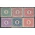 Uruguay Tasas 25/30 1938 Litografías MH