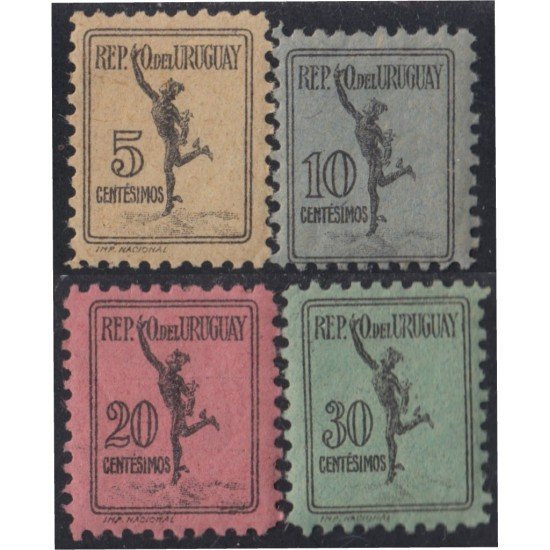 Uruguay servicio postal 29/32 1926 Encomiendas MH Uruguay servicio postal 29/32 1926 Encomiendas MH
