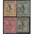 Uruguay servicio postal 29/32 1926 Encomiendas Usados