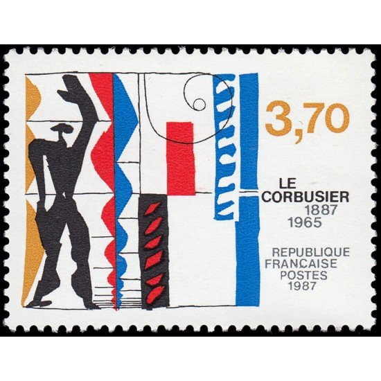France Francia 2470 1987 Centenario del nacimiento de Le Corbusier MNH France Francia 2470 1987 Centenario del nacimiento de Le Corbusier MNH