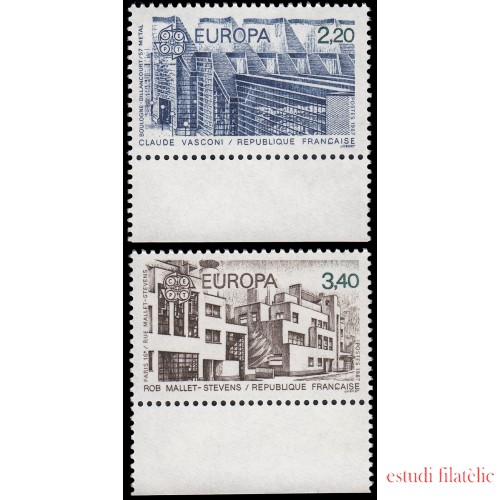 France Francia 2471/72 1987 Europa MNH