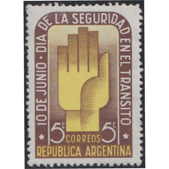 Argentina 496 1948 Día de la Seguridad Vial MNH