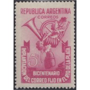 Argentina 497 1948 200 Años del Correo en la Ciudad de Río de Plata MNH