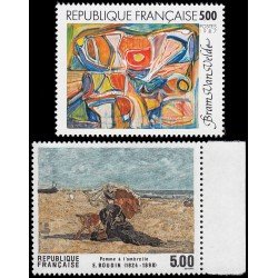 France Francia 2473/74 1987 Seriie artística MNH