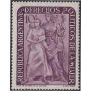 Argentina 516 1952 Reconocimiento de los derechos Políticos de la Mujer MNH