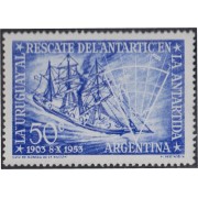 Argentina 538 1953 50 Años del rescate del Antartic en la Antártica MNH