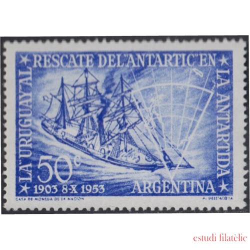 Argentina 538 1953 50 Años del rescate del Antartic en la Antártica MNH