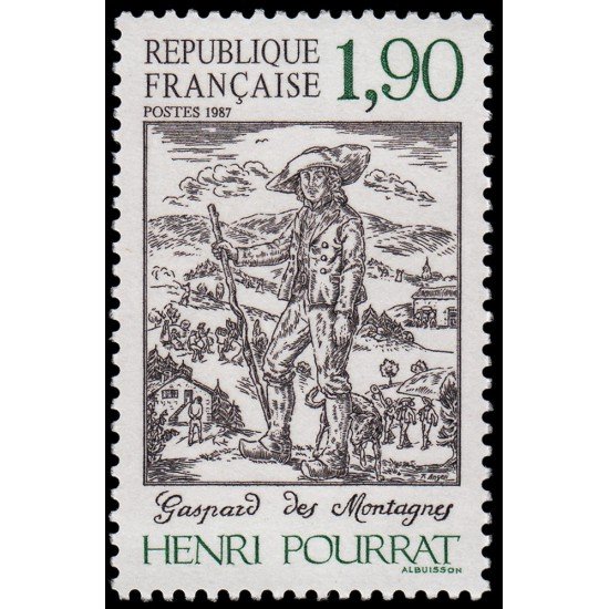 France Francia 2475 1987 Centenario del nacimiento del escritor Henri Pourrat MNH France Francia 2475 1987 Centenario del nacimiento del escritor Henri Pourrat MNH